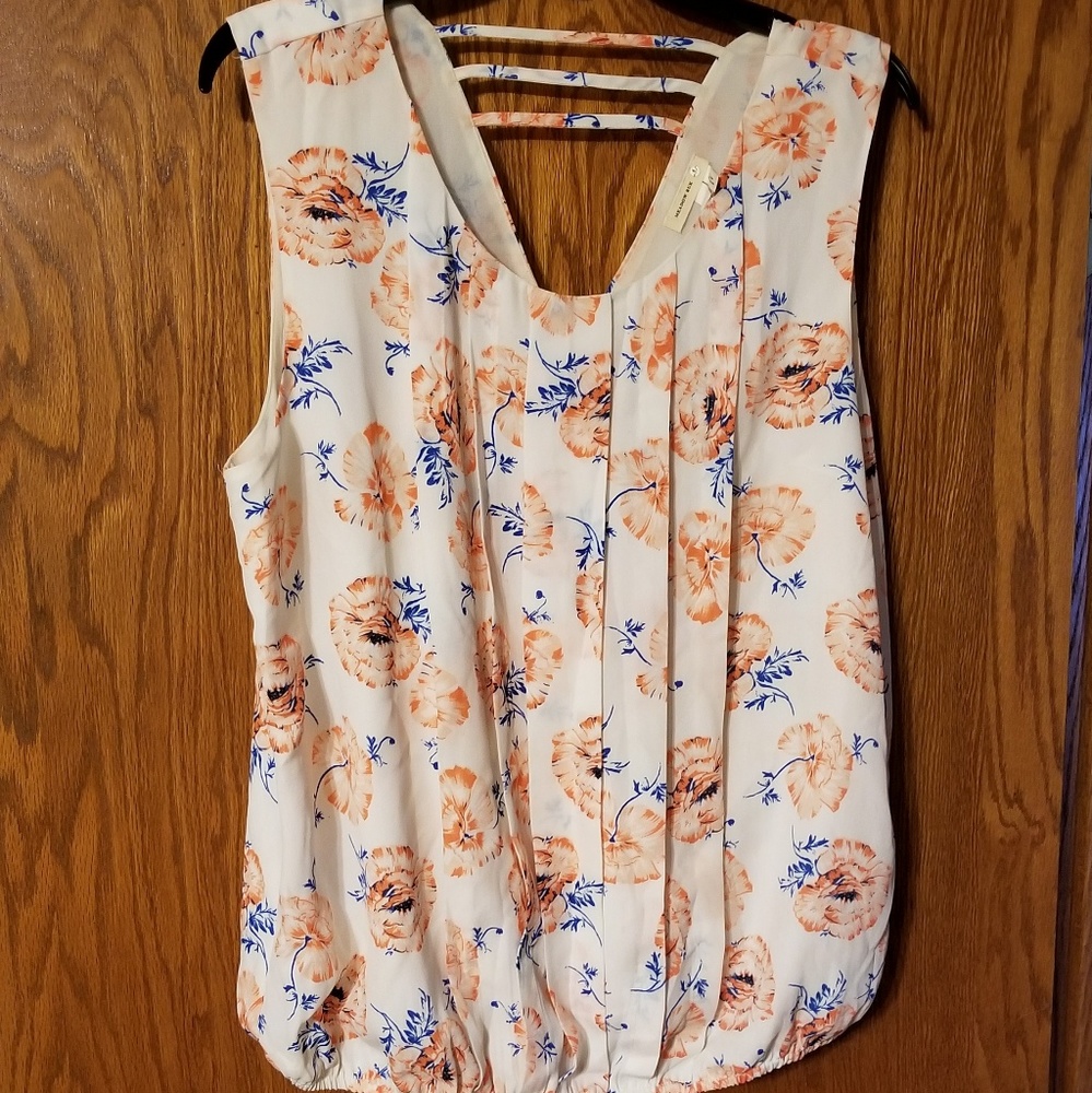 Sleeveless top from Anthropologie